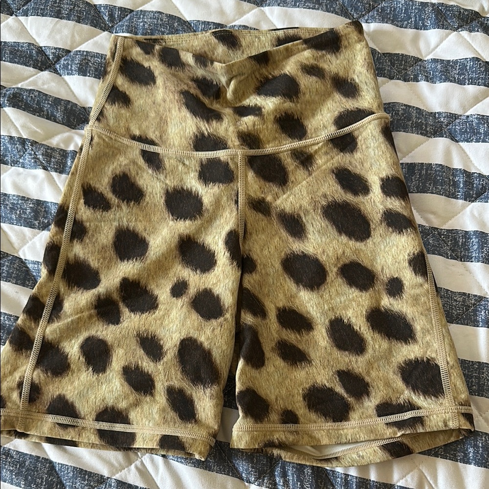 WeWoreWhat Leopard Print Bike Shorts